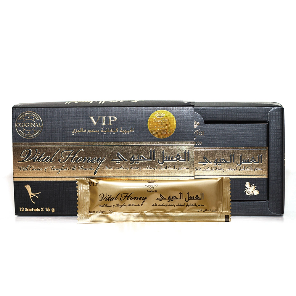 Pour les hommes noirs de miel Le miel Vital VIP 12 sachets