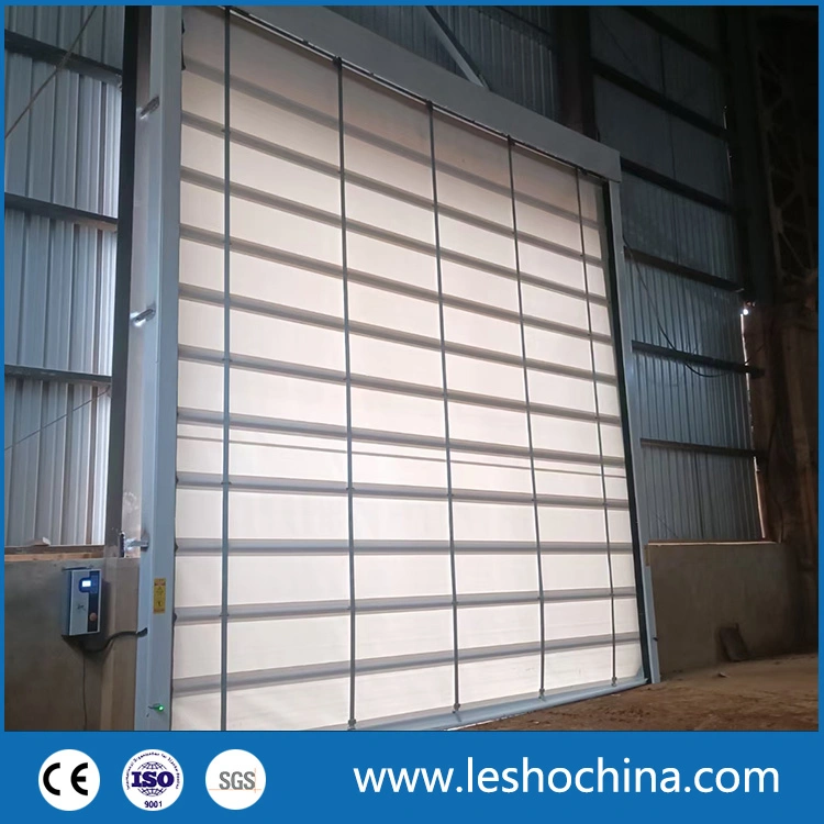 Automatic Windproof High Speed Folding up Stacking Door for Exterior Use