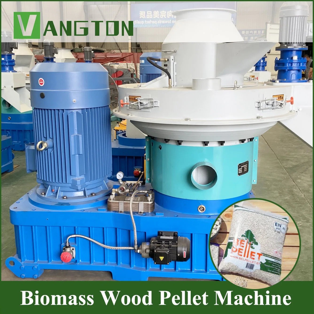 Professional Biomass Wood Pellet Mill Machine Capacity 1-1.5 T/H 2 T/H Npm560