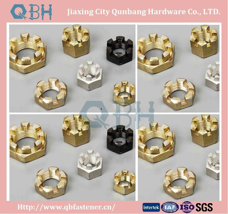 Hex Thin Slotted Nuts DIN979 M6-M68 Cl. 6/8