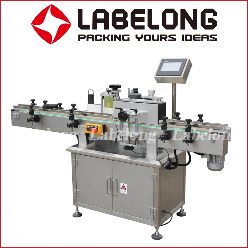 Automatic Round Bottle Labeling Machine Pet Bottles Shrink