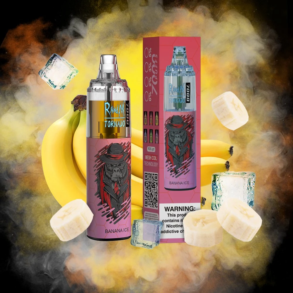 Vente en gros I Vape rechargeable jetable E cigarette fumot Randm Tornado 7000 Puffs Vape Chine Vente en gros