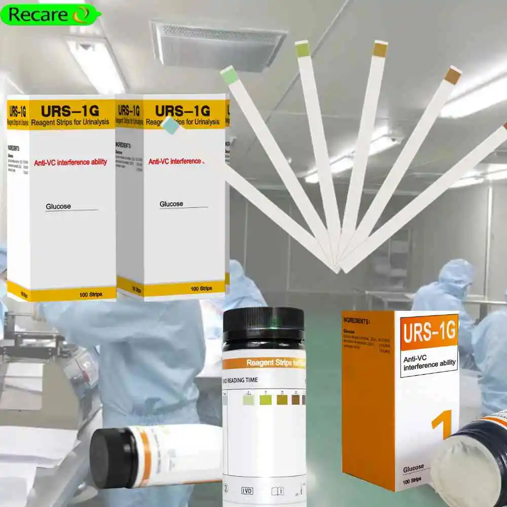 Meilleur kit de débit latéral à la maison de l'urine de test des bandes de sucre