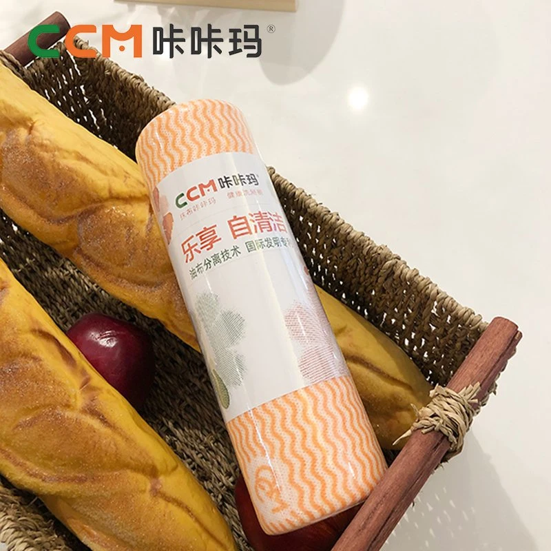 Non-Woven Kitchen Cleaning Towel Degradable Environmentally Friendly Home Disposable Dish Washing Towel