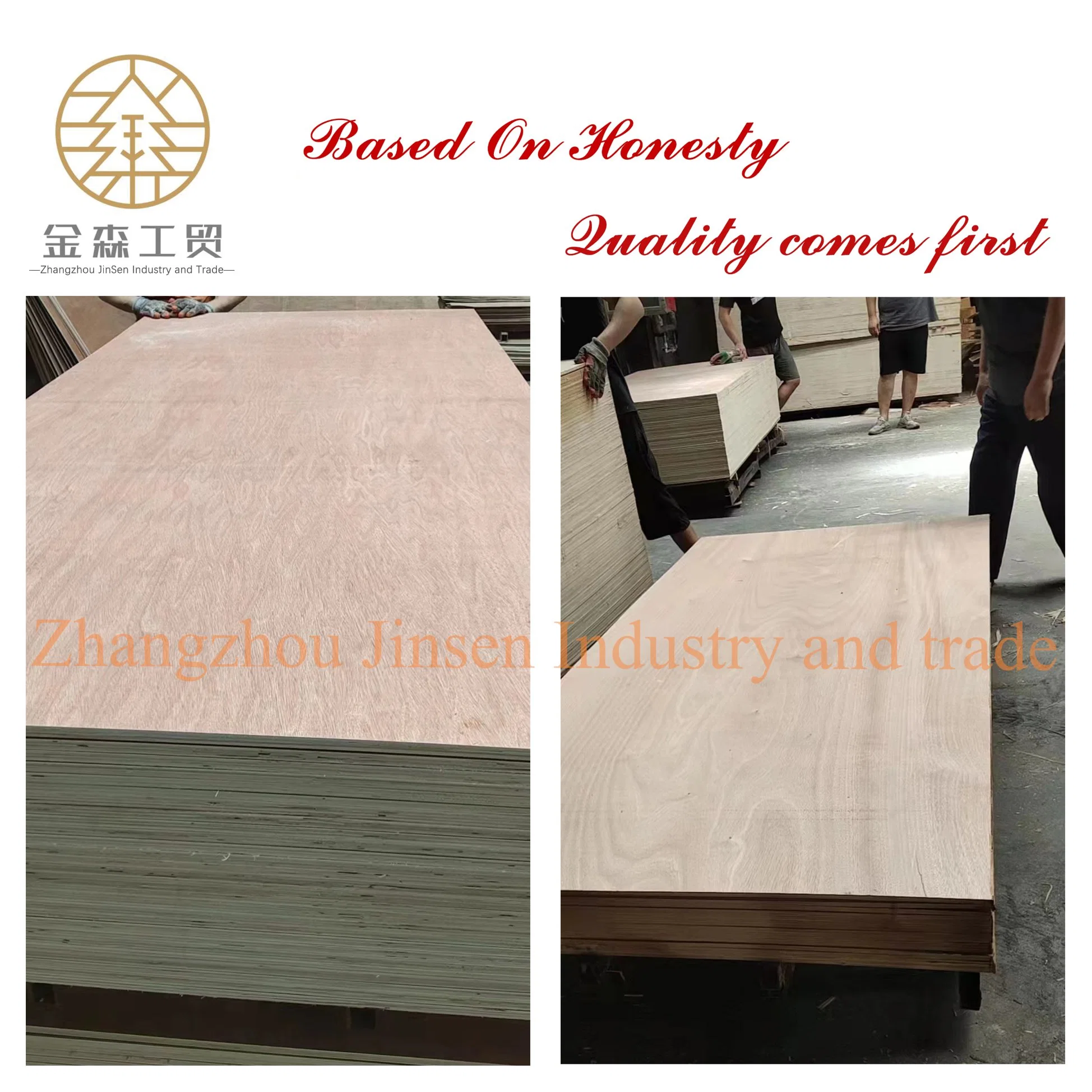 Best Quality Marine/Comemercial/Melamine Plywood with WBP Bonding Glue for Boat Building