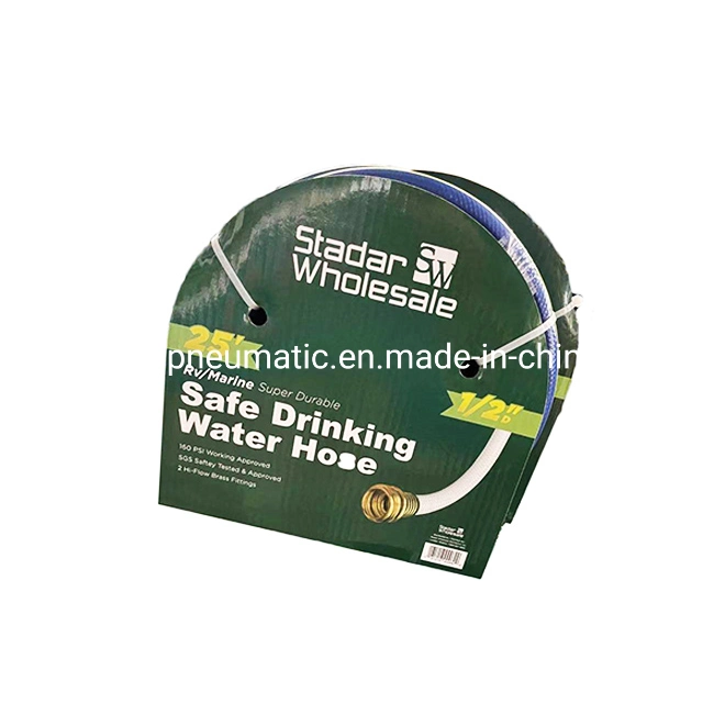 أنبوب خرطوم التزويد بالماء البلاستيكي PVC 2.0 عالي الجودة خرطوم حديقة أنابيب خاص بخزينة المياه