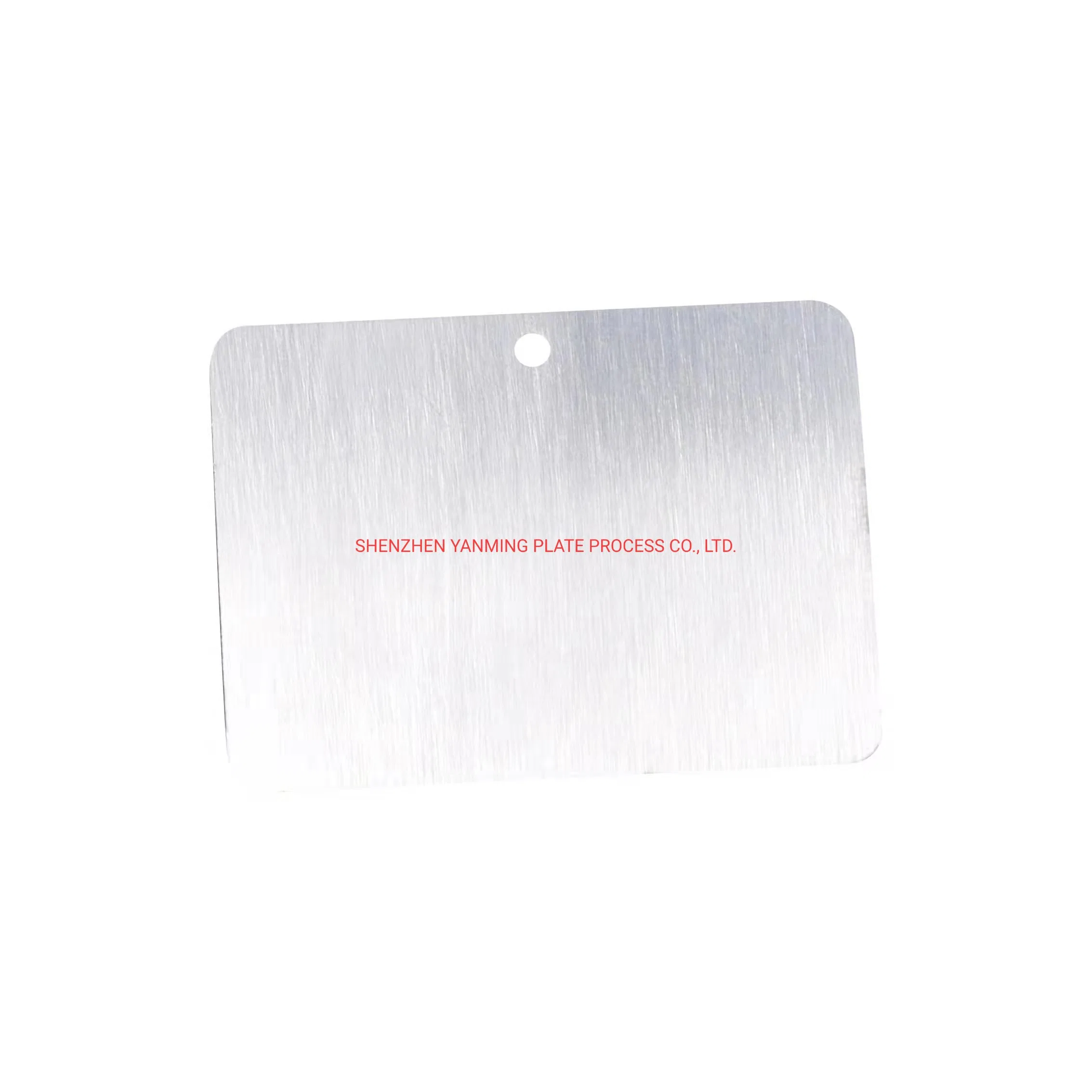 Blank Nameplate Custom Logo Industrial Brushed Stainless Steel Name Plate