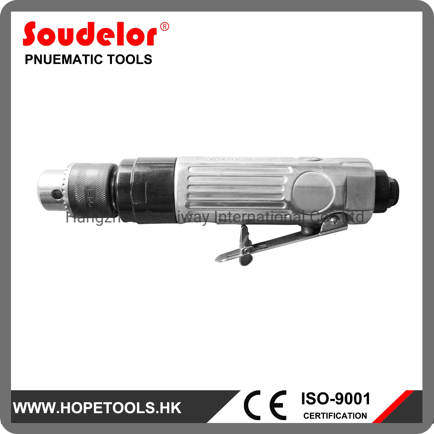 Heavy Duty Pneumatic Hand Drill 3/8" Hand Power Drill Tool