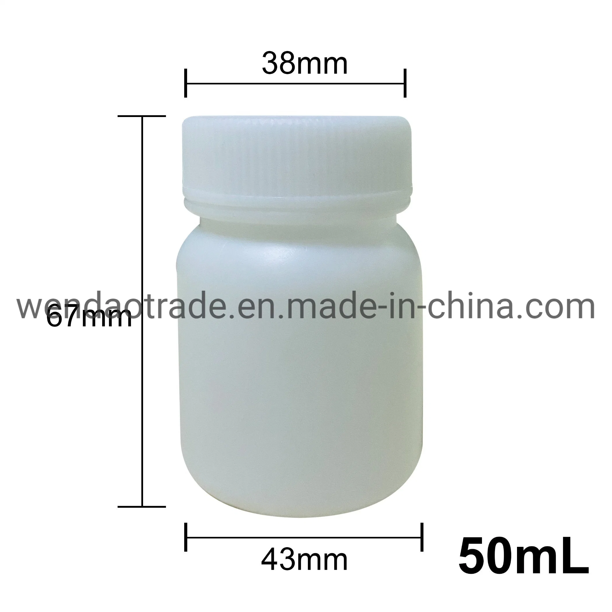 400ml Medicine Vitamin Pill Packaging Wide Mouth Pet Clear Plastic Jar