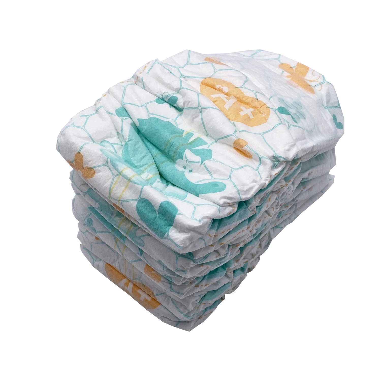 Secado de fábrica desechable biodegradable Bamboo Fibra pañales bebé lavable Nappy