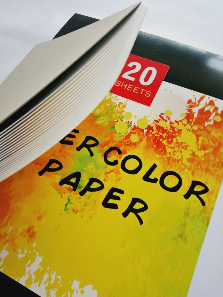Акварель бумага 100% древесной кислоты без бумаги для рисования изображения 20 листов