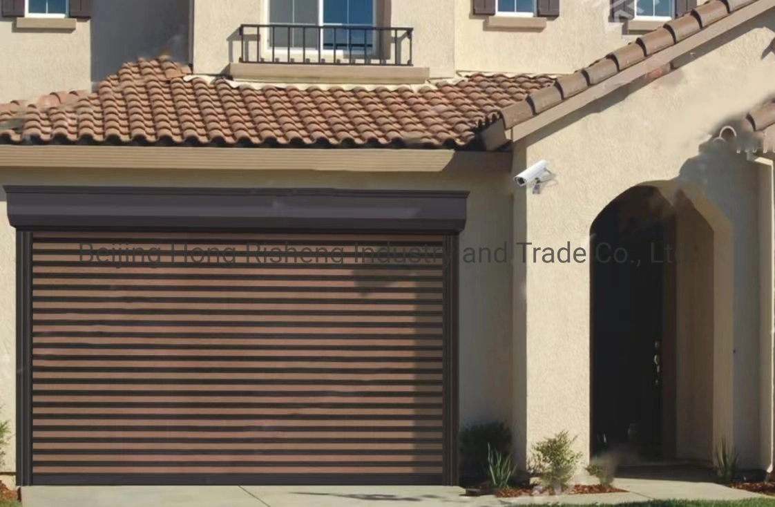 La acumulación de buena calidad de aleación de aluminio Puertas de garaje cubierta arrollable puerta del garaje con características personalizadas de tamaño y color opcional de China de fábrica de puertas