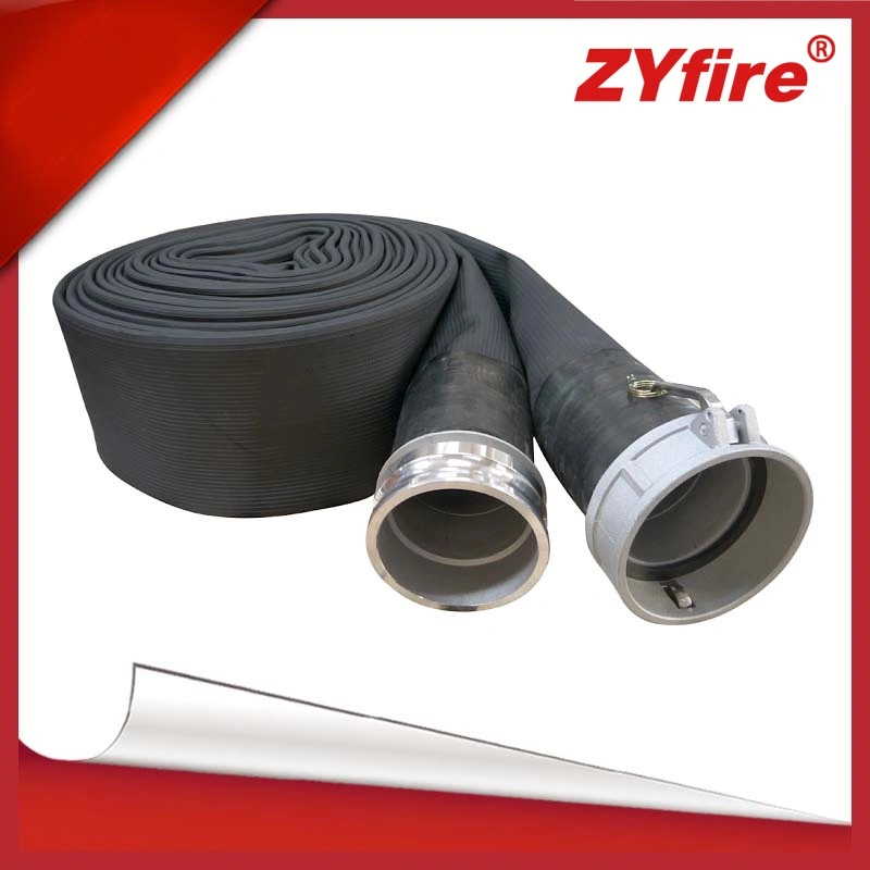 Zyfire Large Diameter Drain Hose NBR Layflat Discharge Hose