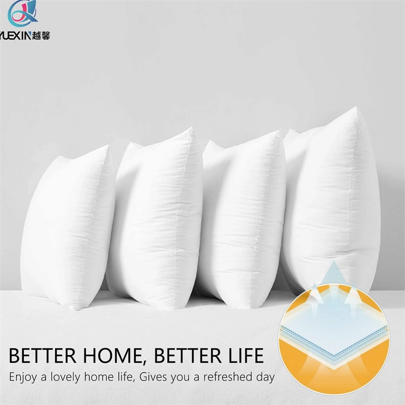 Hypoallergenic Premium Pillow Stuffer Square Form for Decorative Cushion