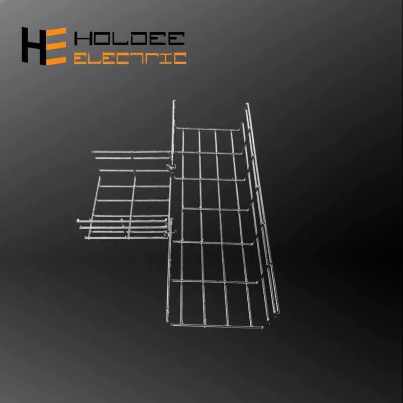 Plain Mild Steel Wire Mesh Cable Tray with 50 X 100 Pitches