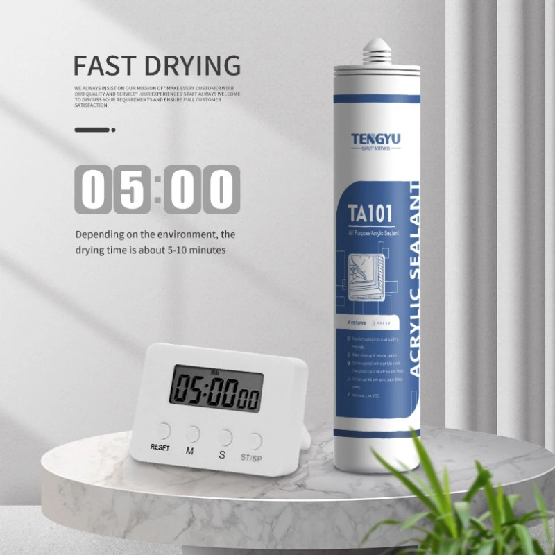 No toxico 10.1 oz pintores acrílico blanco para la construcción interior calafatee