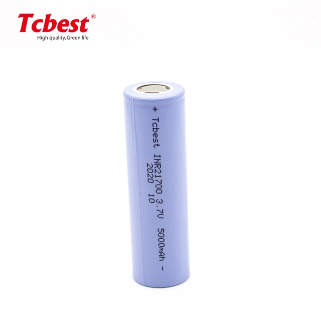 Factory/Manufacturer 3.7V 5000mAh 4500mAh Li-ion Lithium Rechargeable Batteries Inr21700 for Power Bank or Flashlight with MSDS/Un38.3/CE/Kc