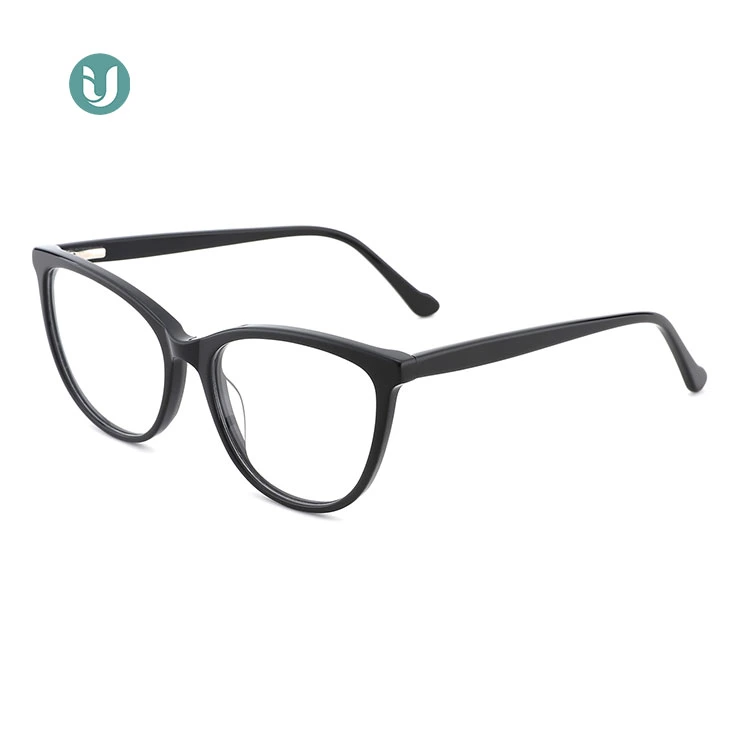 Marcos de gafas de vidrio Acetato marcos ópticos para mujeres