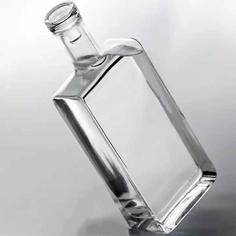 200ml 330ml 375ml 500ml 750ml Empty Glass Wine Vodka Gin Rum Alcohol Whiskey Bottle Coffee Glass Liquor Bottle with Aluminum Cap