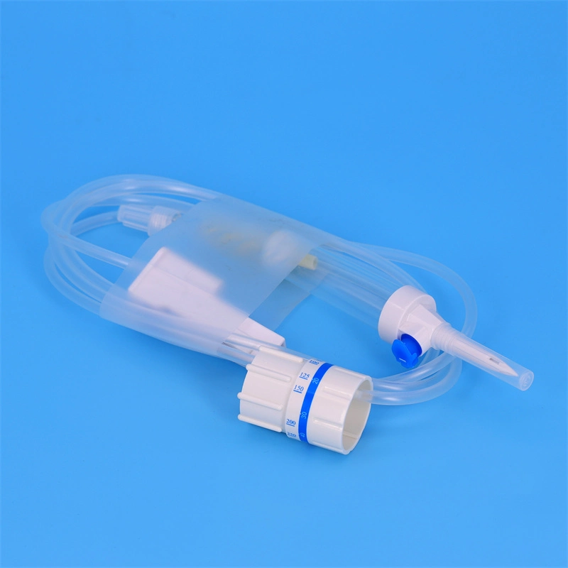 Hot Sale Zhenfu TPE Free_PVC Precision with Y Connector Disposable IV Infusion Sets Set