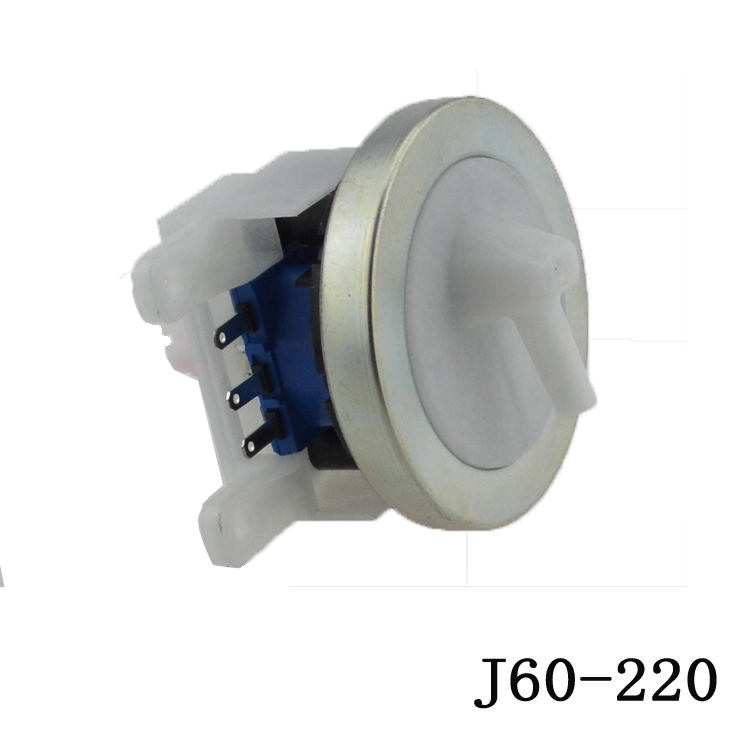 J60-220 (302411600009) High Frequency DC 5V 3 Pins RoHS Compliance White Color Water Level Electronic Pressure Sensor for Washing Machine Water Level Control