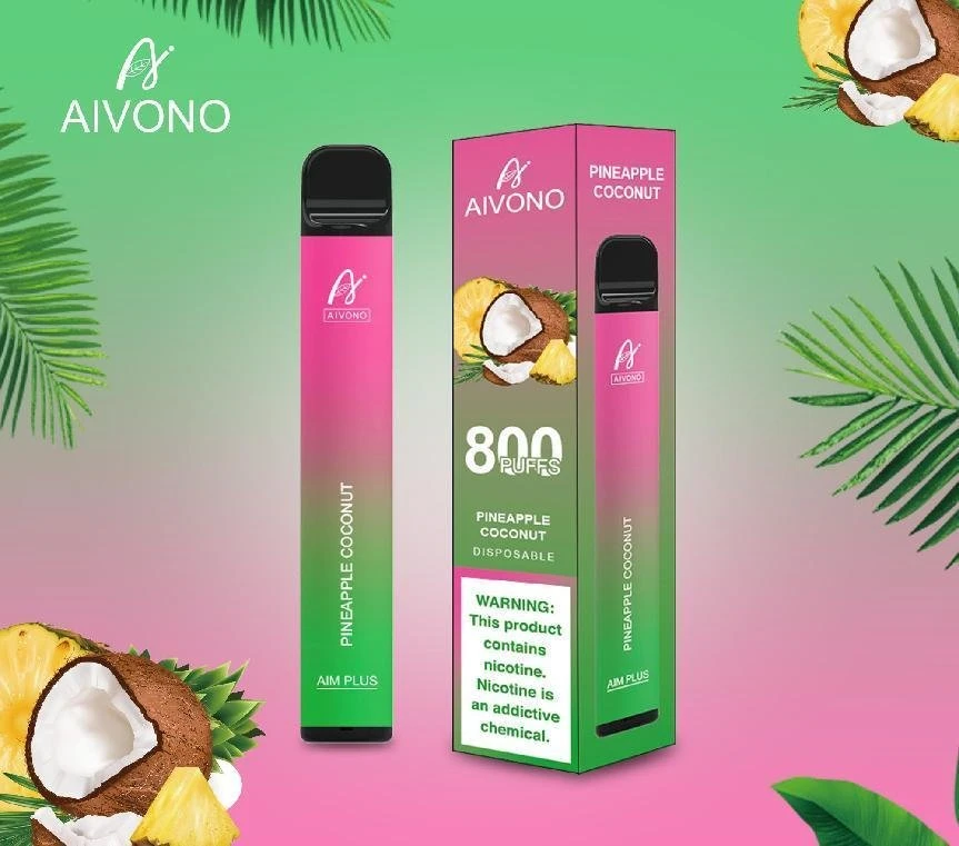 Nueva llegada Aivono Objetivo Plus 800 inhalaciones una vez Vape 500mAh Pod Aivono Dispositivo mejor