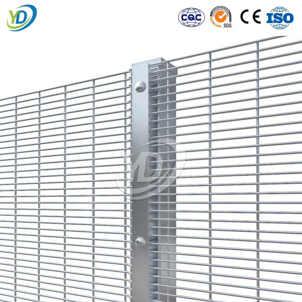 Yeeda Stainless Steel Welded Wire Mesh Fencing China Wholesale/Supplierrs Medium Security Fence 2100 X 2400 mm Panel Size 358 Mesh Fencing