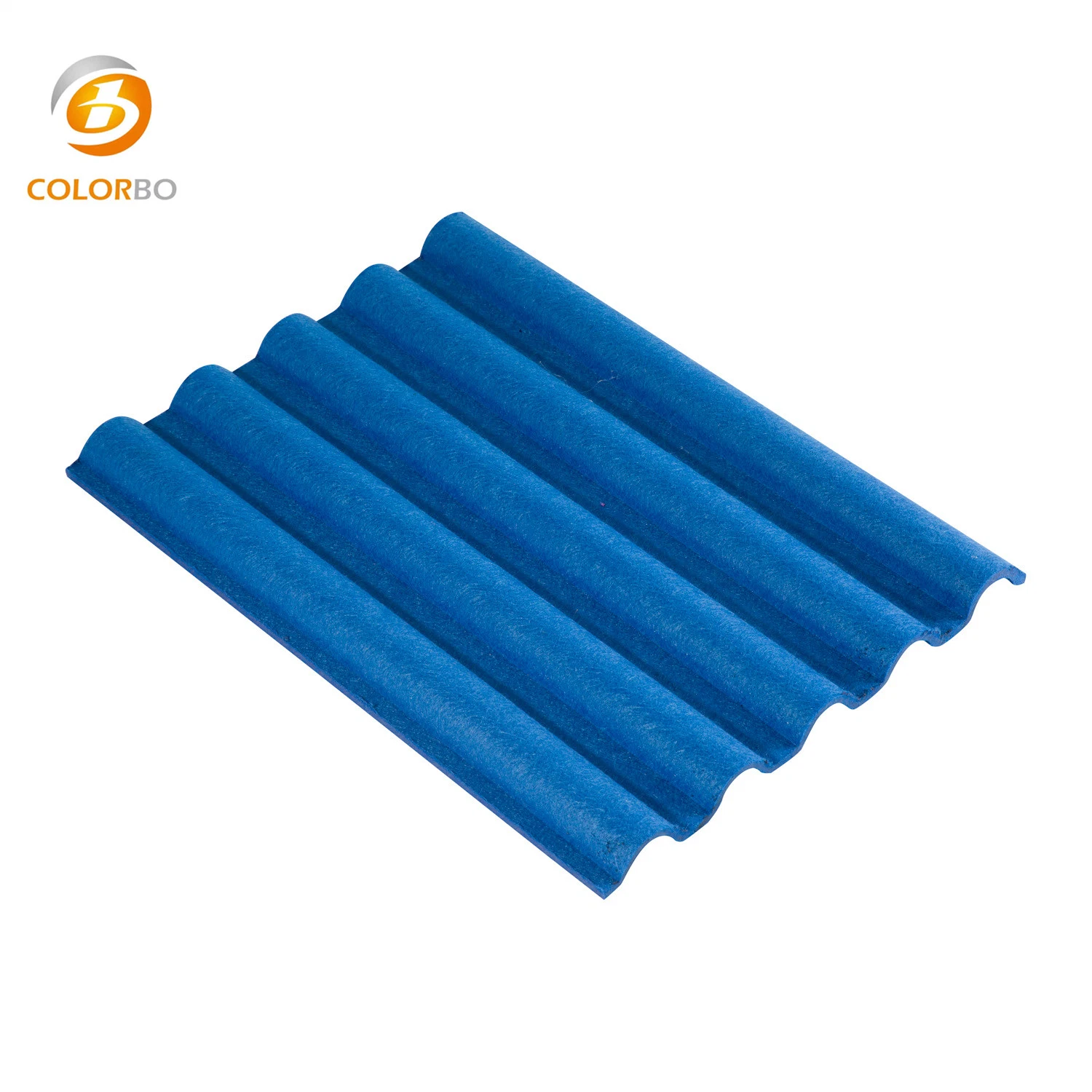 CBA08 Royal Blue Sound Absorption Class A Fire Retardant Interior Material Wall 12mm Panel