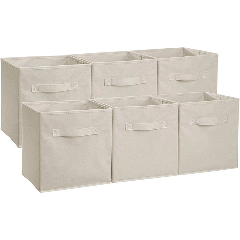 Home Organization Foldable Non Woven Fabric Storage Bins Box for Clothes