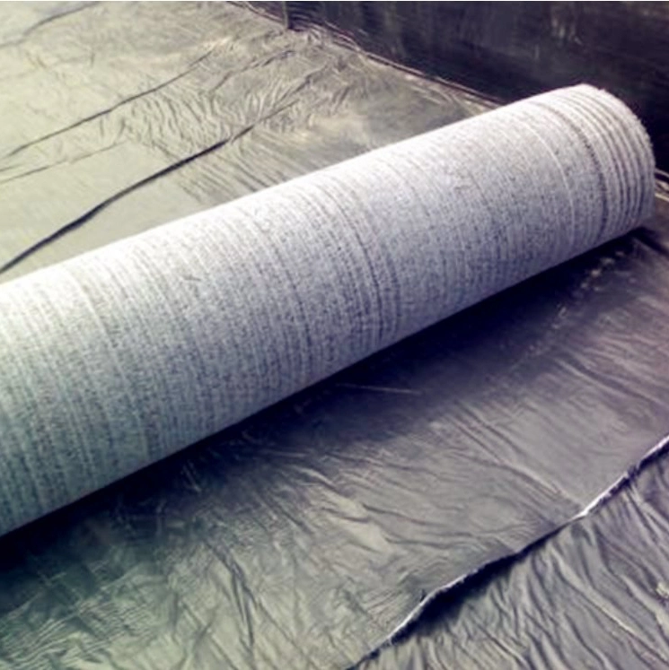 Reinforcement Drainage Woven Geotextile + Steel Rolls Bentonite Waterproofing Blanket Geosynthetic Clay Liner