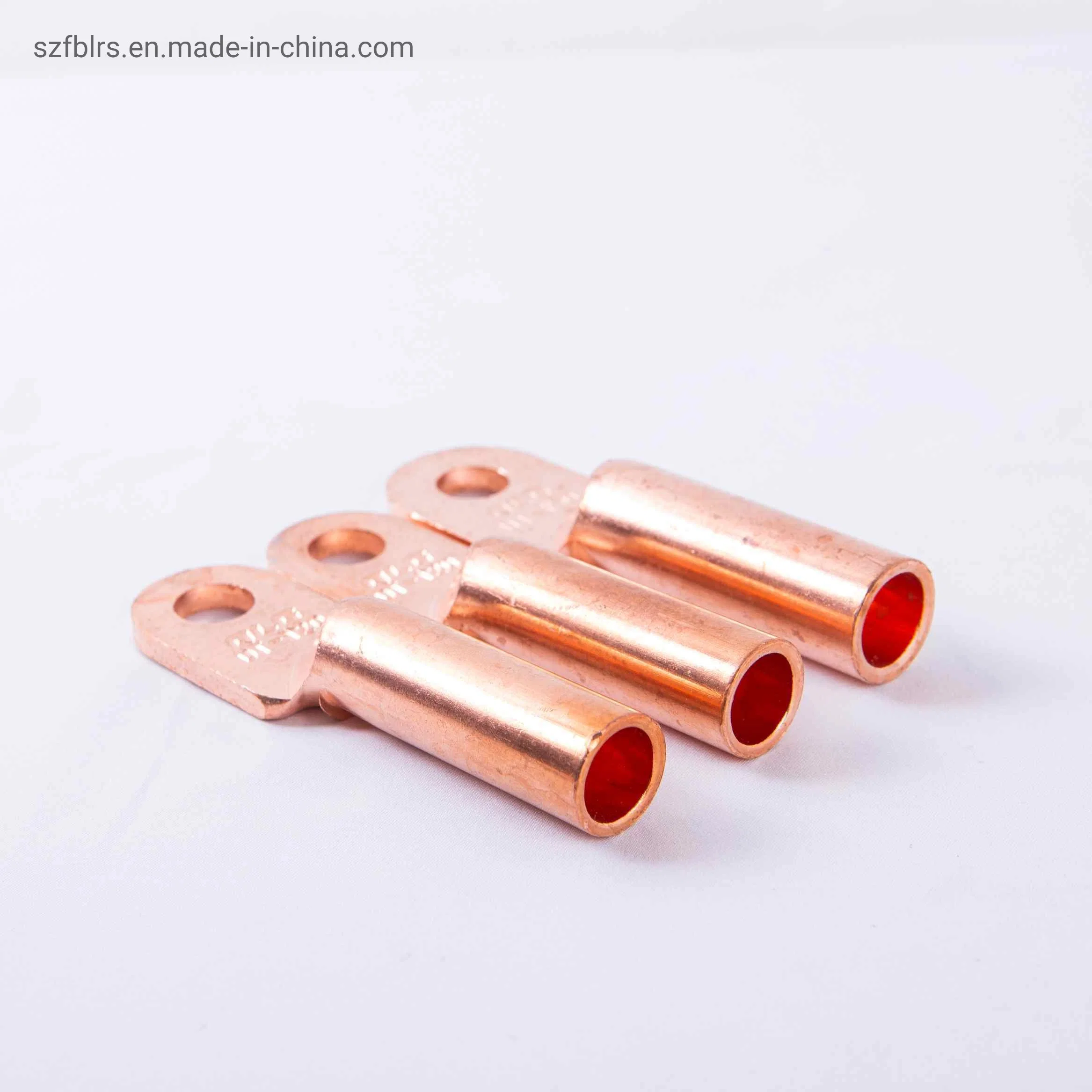 Popular National Standard Tinned Dt Copper Terminal Copper Lug Plug Oil Copper Terminal Cable Closed Copper Nose