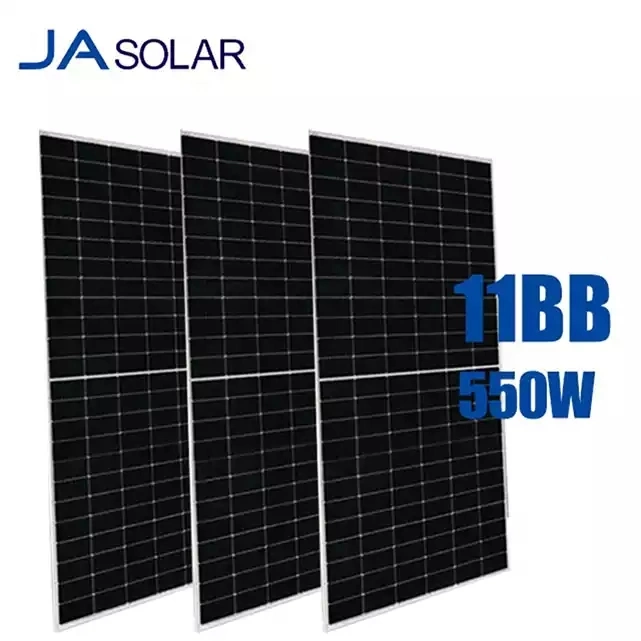 550W Panel Solar Ja Solar Half Cut PV Panel 550W