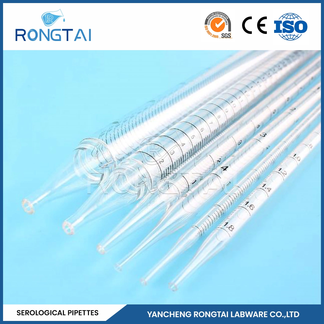 Rongtai Serological Pipettes Manufacturing Medical Serological Pipette China Plastic Serological Pipette