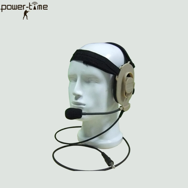 Lightweight Single-Ear Ptt Headphone for Prc Radio