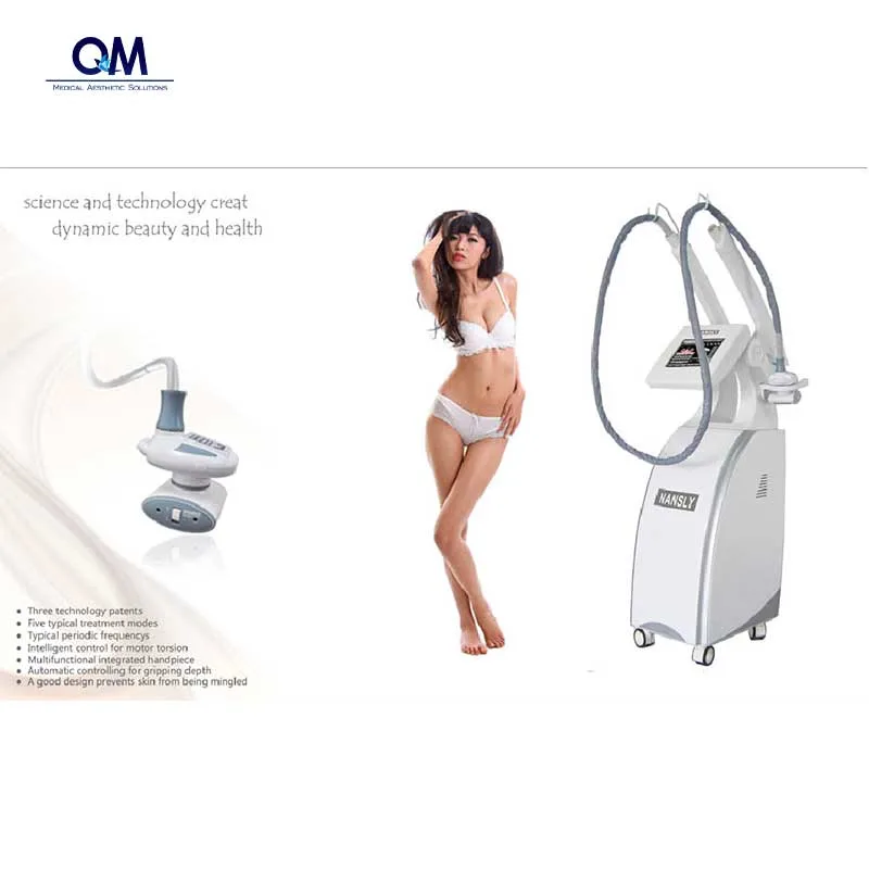 Vertical vacuum Roller + RF + Cavitation Slimming System