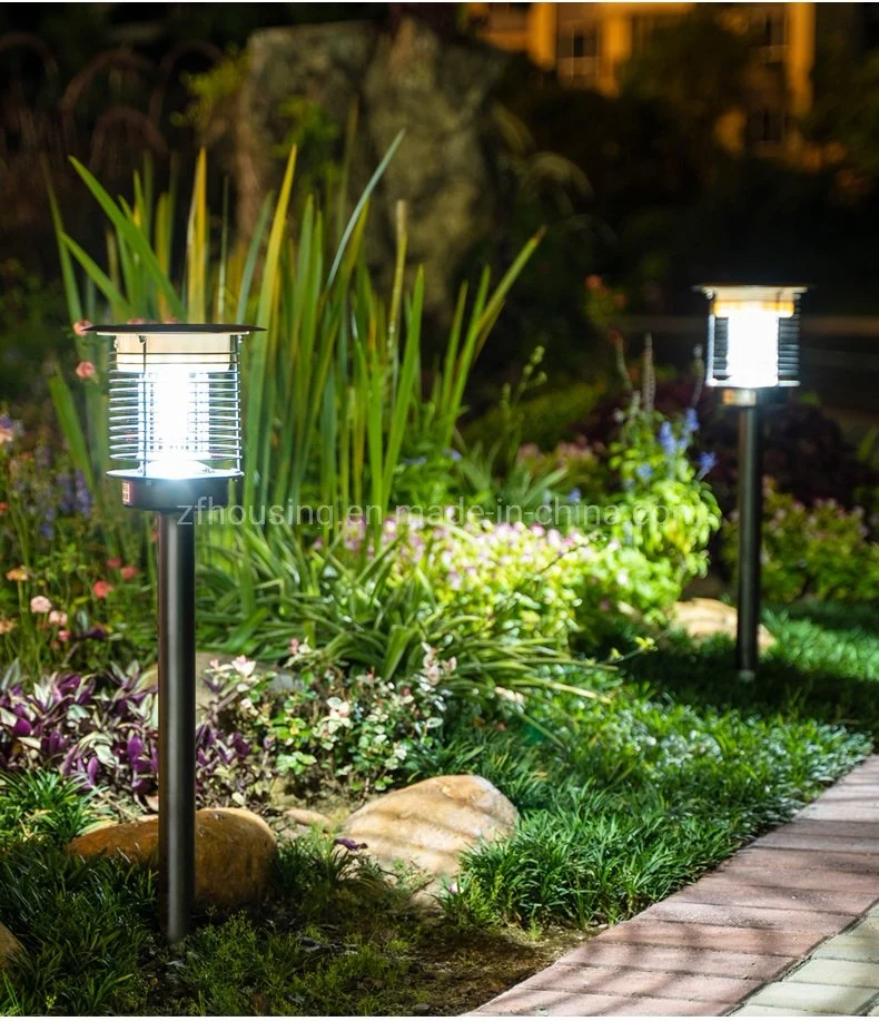 Solar Outdoor Waterproof Lawn Lights and Mosquito Trap Lamp for Family House Zf-Ol-029