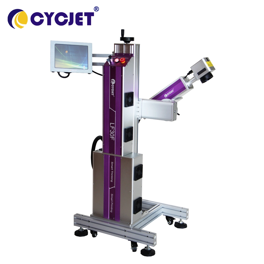 Cycjet Lf30f Coding Optical Fiber Laser Marking Machine for Black PVC/HDPE