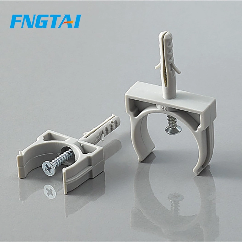 Wholesale/Supplier Price Grey Color High Grade PP Nylon Locking Clip Plastic Pipe Clip