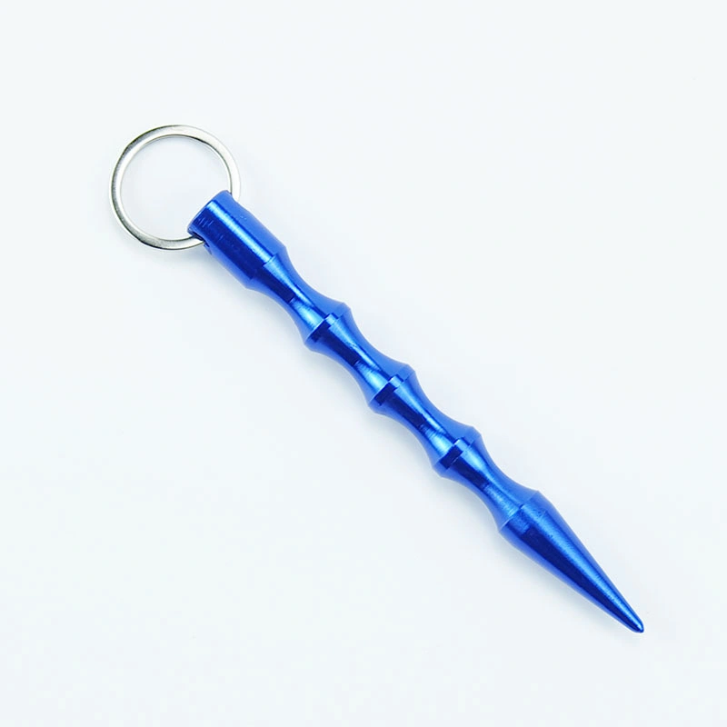 Colourful Aluminum Alloy Self Defense Kubaton Keychain for Personal Protection