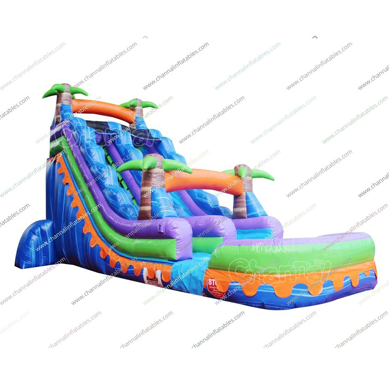 Tropical Water Slide Commercial Inflatable Water Slide for Kids Chsl578b