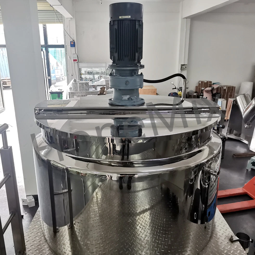 Plateforme de cuve de mélange Honemix 2000L machine de mélange chimique acier inoxydable Lave-vaisselle matériel de fabrication cuve de mélange de détergent liquide