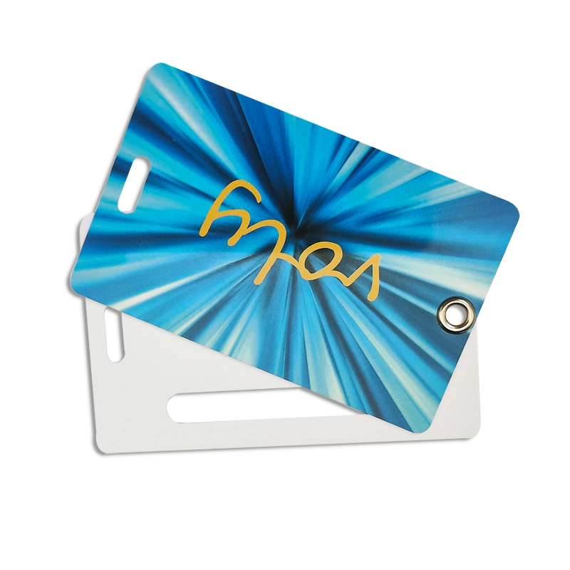 High quality/High cost performance  PVC Printing Garment Luggage Tag Custom Size Card