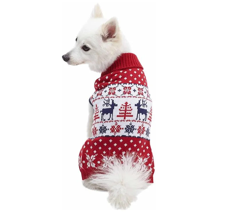 Hanyang Amazon Best Seller New Released Christmas Holiday Warm Dog Sweater