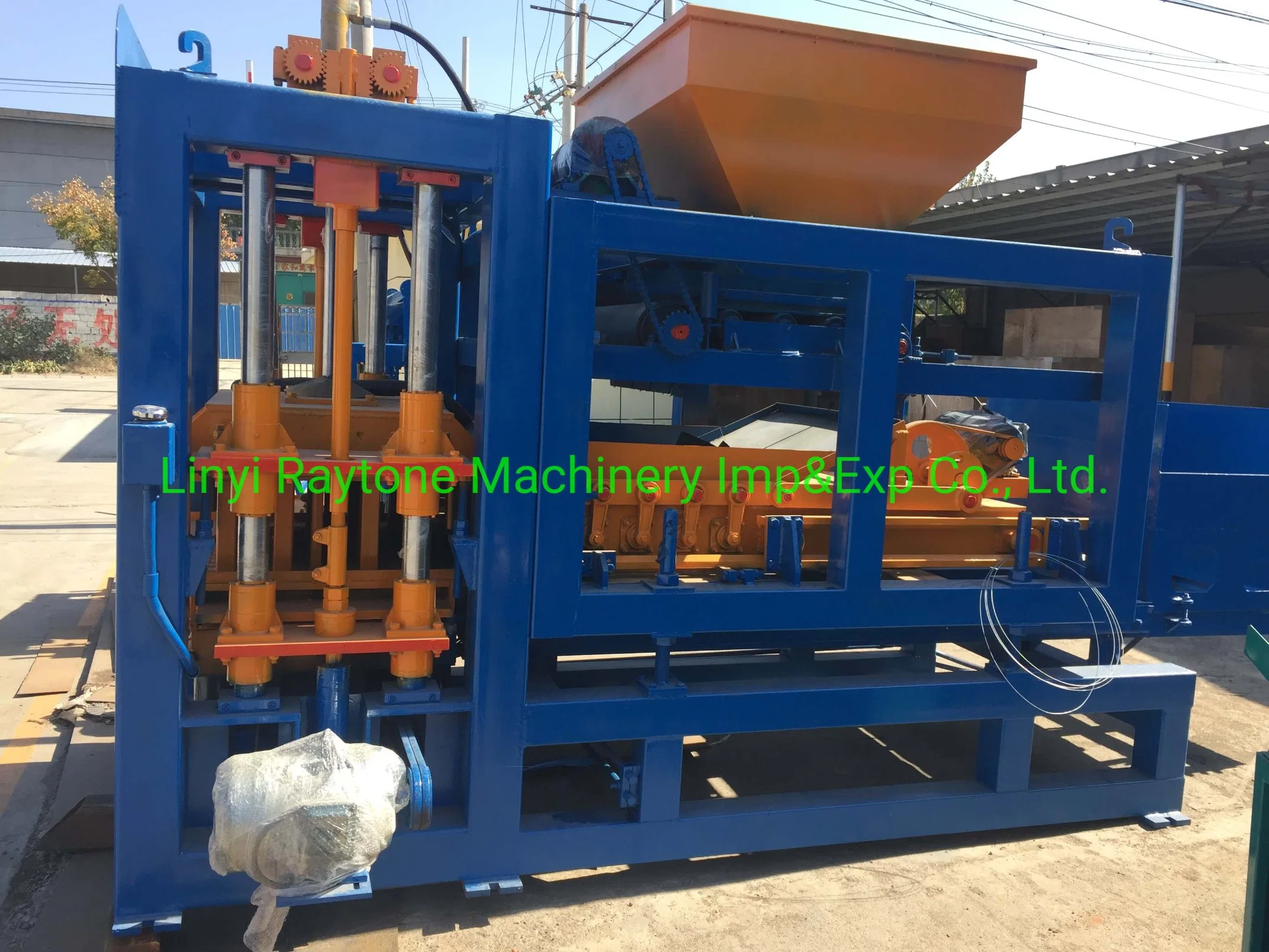 Qt8-15 Hydraulic Automatic Concrete Block Brick Forming Machine