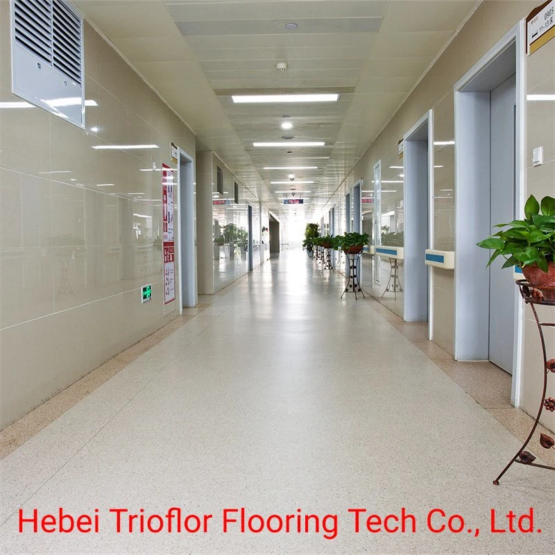 PVC Flooring for School, Hospital, New Design Commercial PVC Vinyl Flooring in Rolls; PVC Flooring for Kindergarten- Children School 2mm Thickness