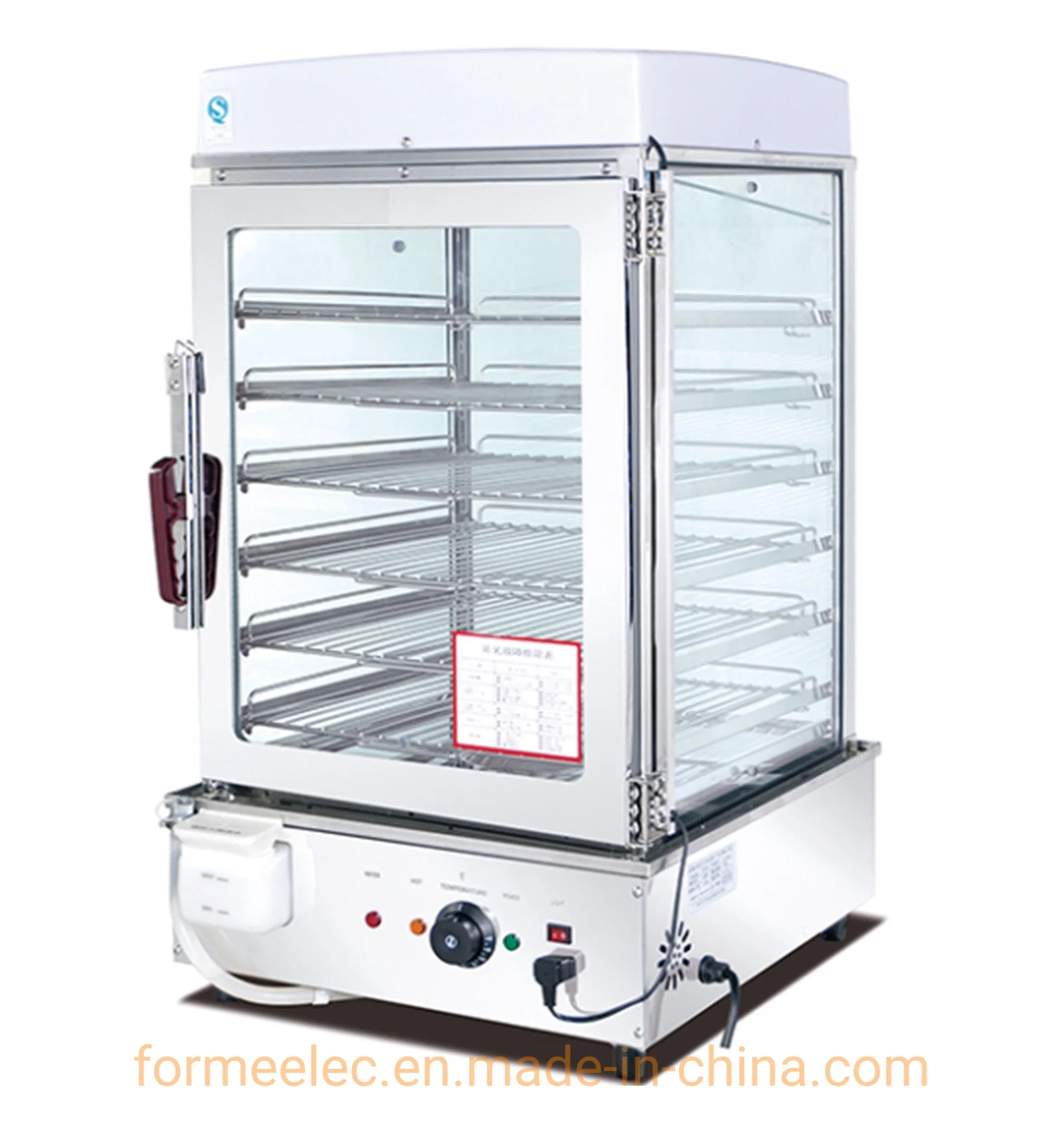 Single Door Electric Steam Cart Banquet Dining Car Double Door Mobile Electric Food Warmer Cabinet