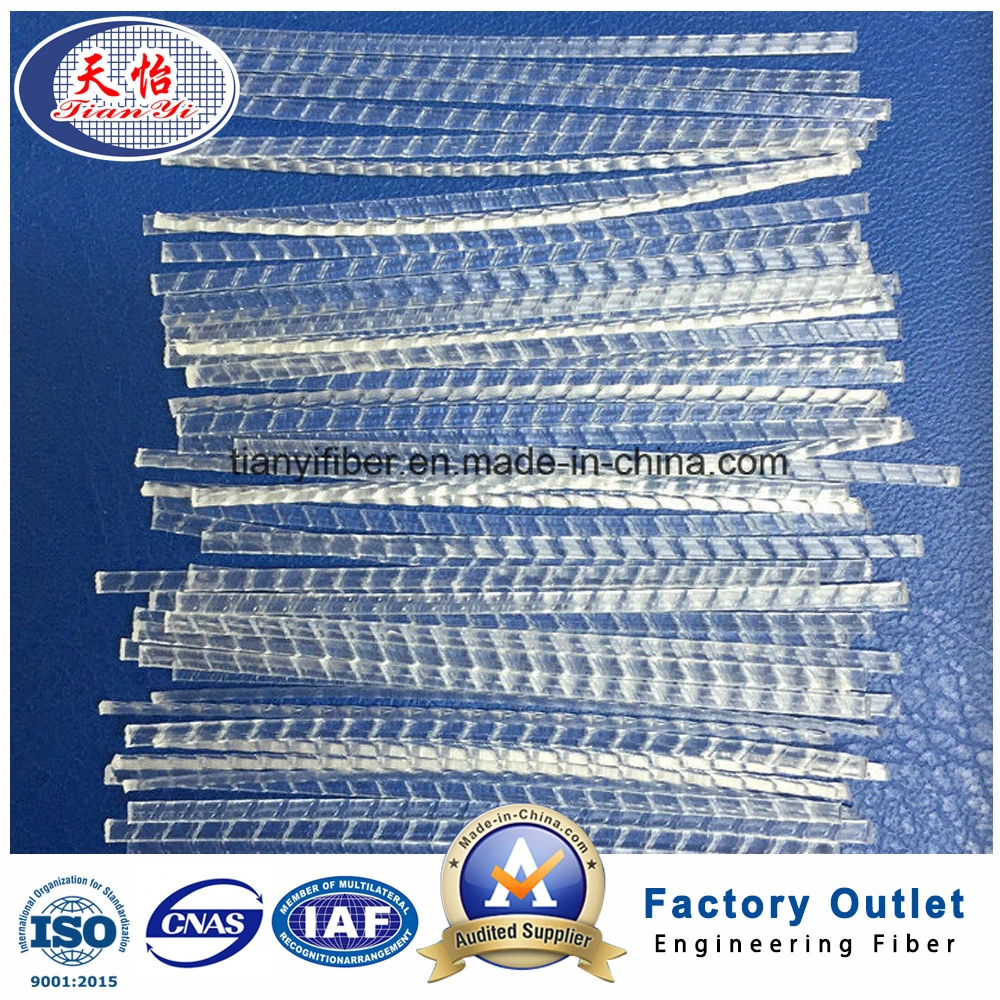 PP Crude Steel Wire Like Organic Macro Plastic Steel Fiber