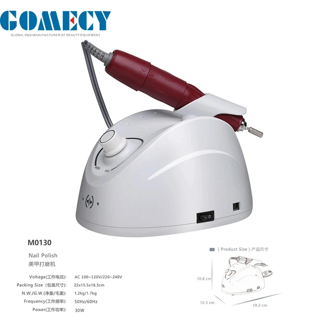 Gomecy eléctrico profesional portátil mini taladro de uñas 32500rpm, la máquina