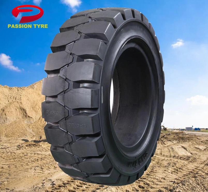 Industrial Tyres Solid Forklift Tires 15X41/2-8 28X12.5-15 32X12.1-15