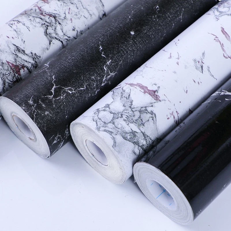 Jinyi DIY Friendly Marble Marmor Marbre Pattern Decoration Peel and Stick Self Adhesive Wallpaper Wallcovering Wall Papers